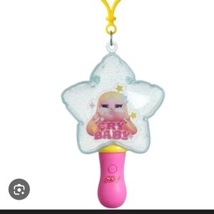 Shiny Singer- Pop Mart Crybaby Shiny Shiny Luminous Pendant Light Up Wand